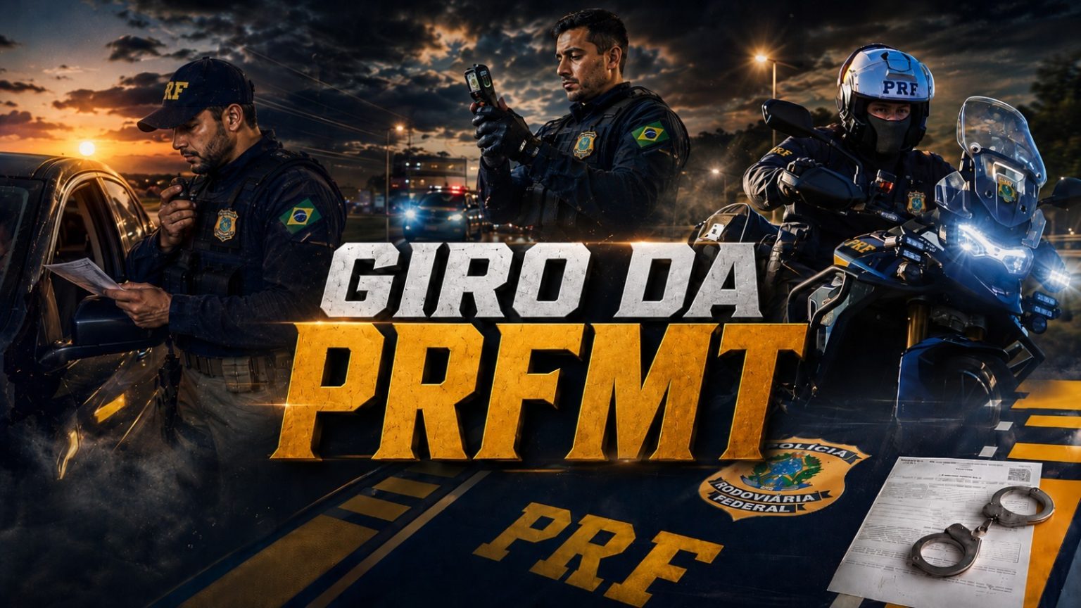 PRF apresenta balanço de fiscalização, criminalidade e segurança viária do fim de semana em Mato Grosso