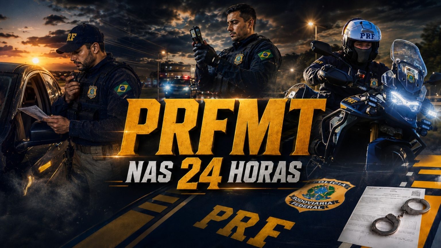 PRF divulga balanço de fiscalização e criminalidade das últimas 24 horas em Mato Grosso